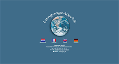 Desktop Screenshot of language-world.be